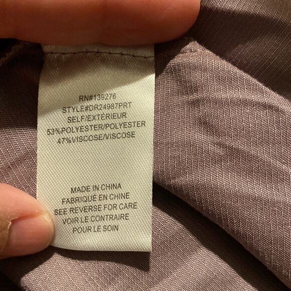 DR2 Long Sleeve Top Light Purple Casual Shirt Size Raglan Mock Turtleneck XS - Picture 6 of 6